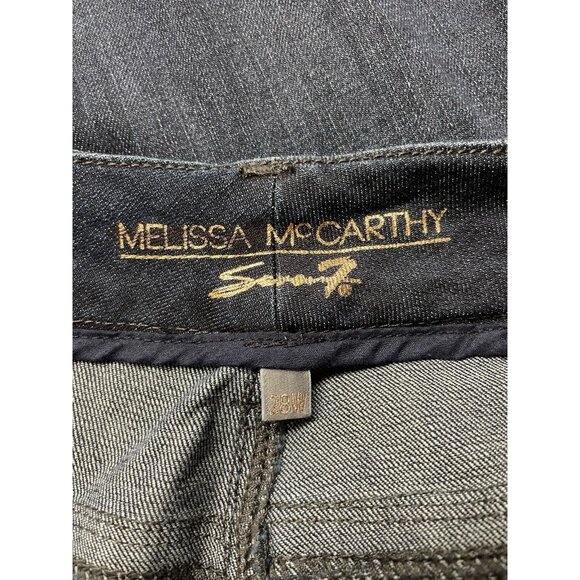 Melissa McCarthy Seven7 Jeans Womens Plus Size 28W Slim Boot Inseam 33 NWT B3 - Picture 7 of 9